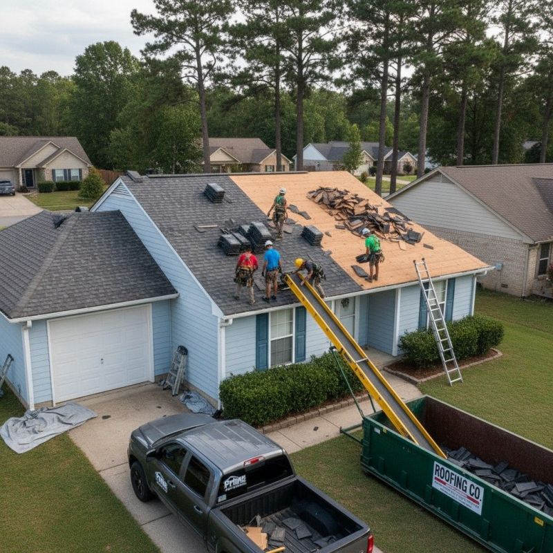Roof Shingles Replacement detail